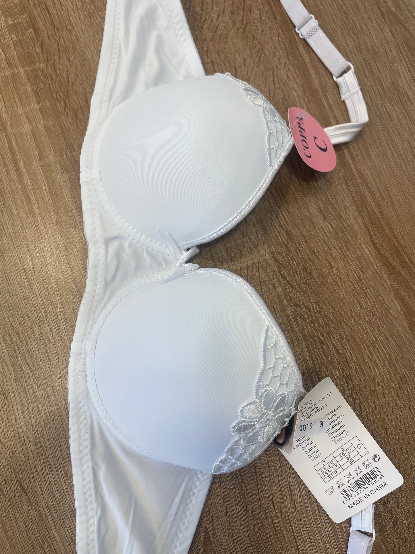 Reggiseno bianco liscio KC