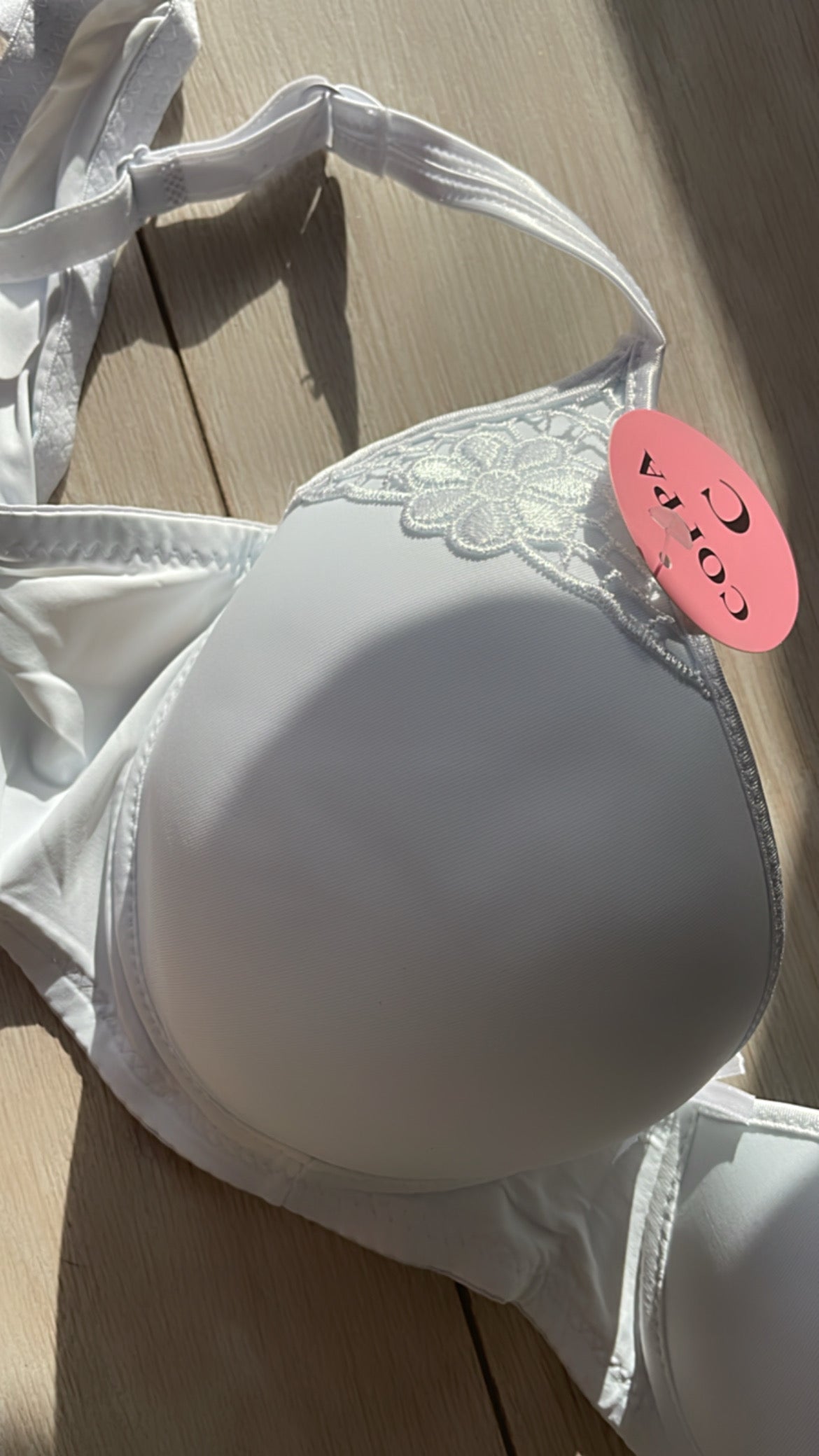 Reggiseno bianco liscio KC